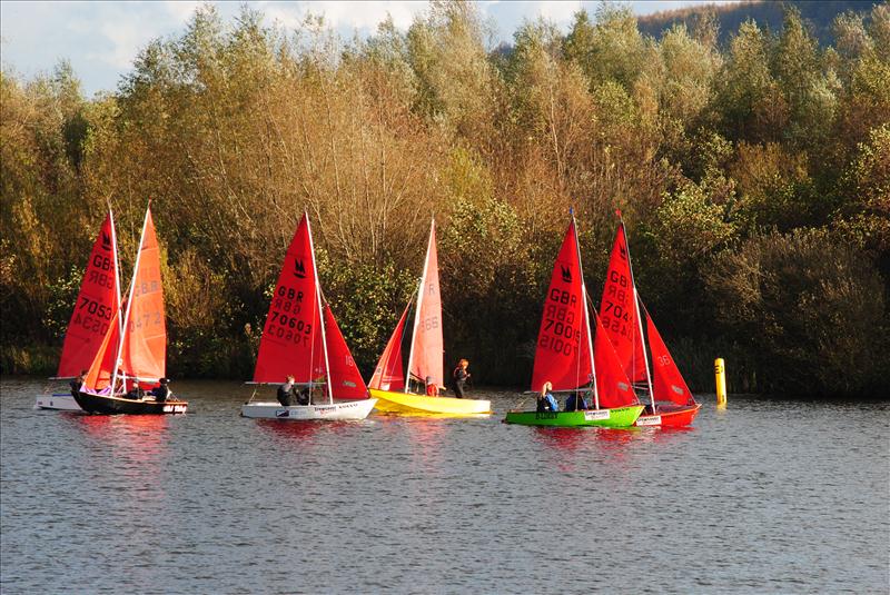 Half Term Frolics for the Mirrors at Otley photo copyright Helen Grayson taken at Otley Sailing Club and featuring the Mirror class