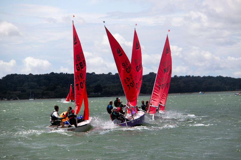 Race 6 of the Rooster Mirror National Championships at Poole photo copyright Alan Phypers taken at Poole Yacht Club and featuring the Mirror class