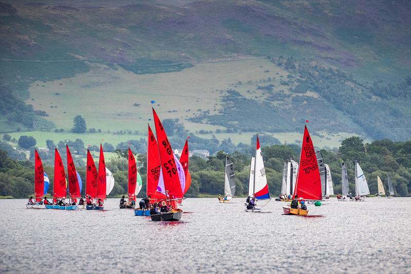 Craftinsure Bass Week photo copyright Pete Mackin taken at Bassenthwaite Sailing Club and featuring the Mirror class