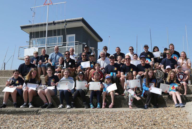 Prizewinners group - Mirror UK National Championships at Brightlingsea - photo © Tim Bees