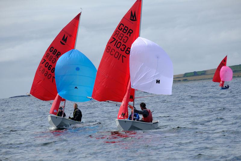 Ben & Keira McGrane win the Mirror Worlds 2023 at Sligo - photo © Michael Broaders