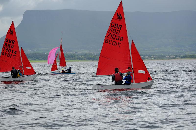 Ben & Keira McGrane win the Mirror Worlds 2023 at Sligo photo copyright Michael Broaders taken at Sligo Yacht Club and featuring the Mirror class