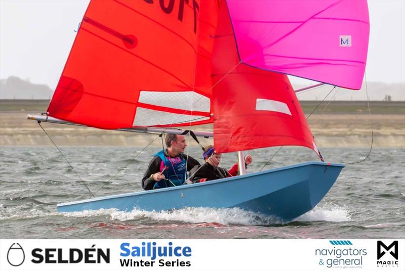 Sailing Chandlery Datchet Flyer in the Seldén Sailjuice Winter Series photo copyright Tim Olin / www.olinphoto.co.uk taken at Datchet Water Sailing Club and featuring the Mirror class