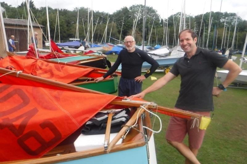 Singlehanders pose for the camera - Mirror Weekend at Hunts - photo © Julian Gabe