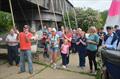 Some of the crowd at the Grand Opening of the York Railway Institute Sailing Club newly extended club house © Mike Craggs