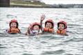 Newlands Primary School students and Olympic medallists at Southampton Water Sports Activity Centre © SWAC