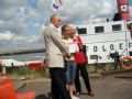 Erith Yacht Club organised a Ground Breaking Ceremony and Open weekend to celebrate the start of work on their new clubhouse © Hellen Pethers