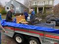 Preparing the tree for its improbably journey to Bellingham © David Schmidt