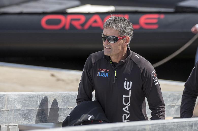 Russell Coutts in San Francisco photo copyright Guilain Grenier / ORACLE TEAM USA taken at 