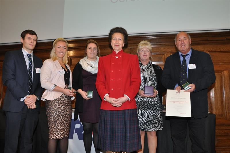 The 2013 RYA Family Award was awarded to the Drake family photo copyright RYA taken at Sandwich Bay Sailing & Water Skiing Club