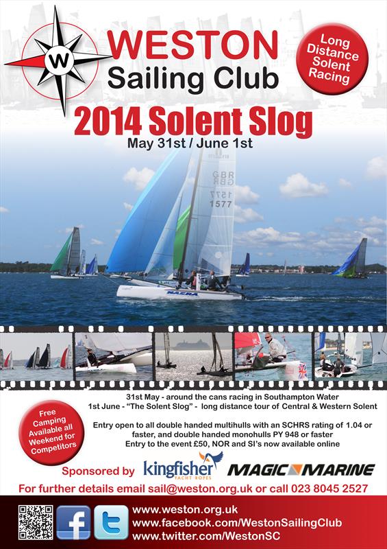 2014 Solent Slog photo copyright Weston SC taken at Weston Sailing Club