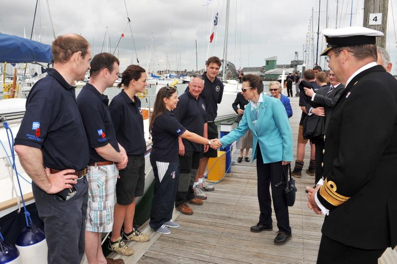 HRH The Princess Royal visits Hornet Services Sailing Club - photo © Guy Pool