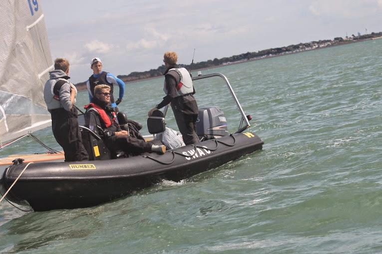 Coaching at GJW Direct SailFest photo copyright SailRacer taken at 