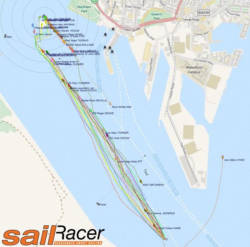 With this level of detail now being recorded, the challenge for the team at Sail Racer is to develop the tools to analyse the relative performance of any boat in a given situation and wind condition - photo © SailRacer