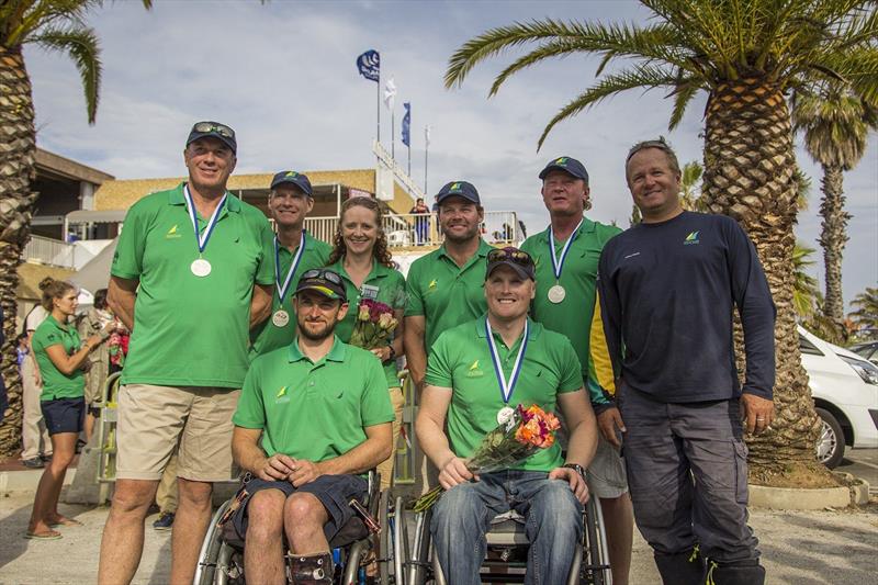 The Australian Paralympic Team at ISAF Sailing World Cup Hyères photo copyright Franck Socha / FFVoil taken at COYCH Hyeres
