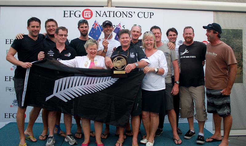 New Zealand win the EFG Nations' Cup 2015 photo copyright RHKYC / Koko Mueller taken at Royal Hong Kong Yacht Club