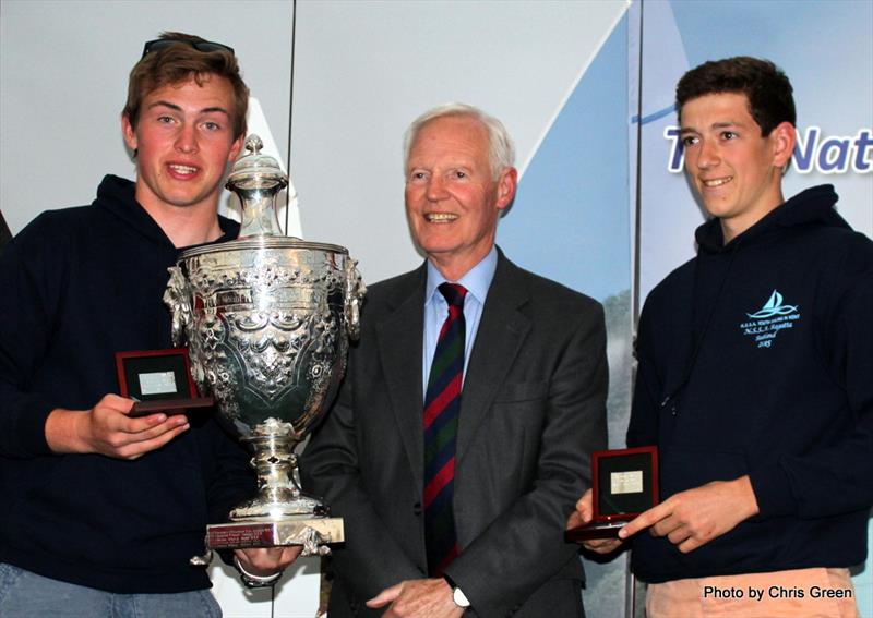 NSSA National Youth Regatta - Mount Haes Winners - Toby Freeland and George Hyett photo copyright Chris Green taken at Rutland Sailing Club