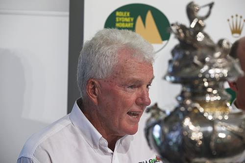 Roger Hickman is hoping for back-to-back victories in the Rolex Sydney Hobart Yacht Race photo copyright Steve Cristo taken at Cruising Yacht Club of Australia
