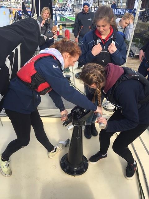 Transat bakerly OnBoard Saltash youngsters photo copyright Saltash Sailing Club taken at 