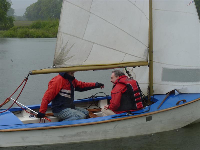 Wrexham MP Ian Lucas tried his hand at sailing to help Push the Boat Out in North Wales photo copyright Hamish Stuart taken at Gresford Sailing Club