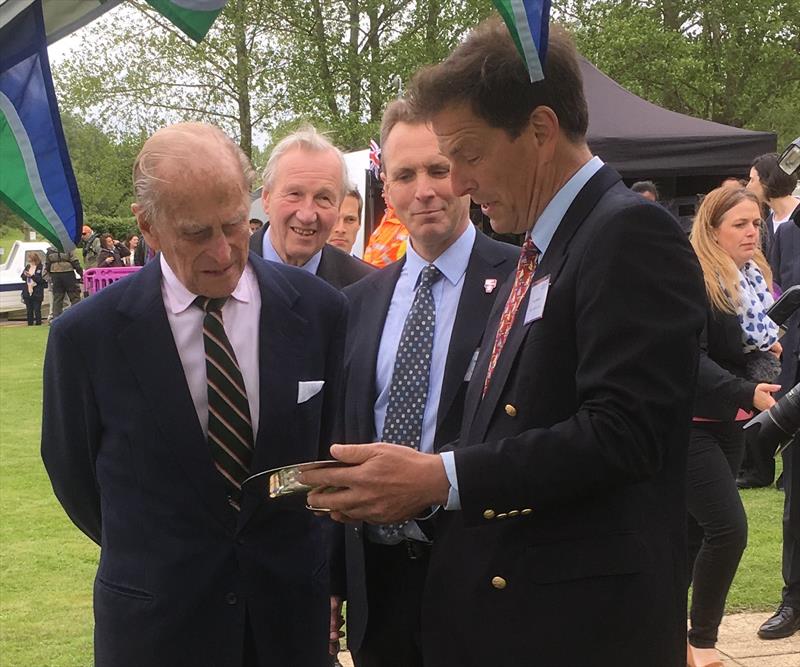 HRH Duke of Edinburgh at Grafham Water Sailing Club in 2016 photo copyright GWSC taken at Grafham Water Sailing Club