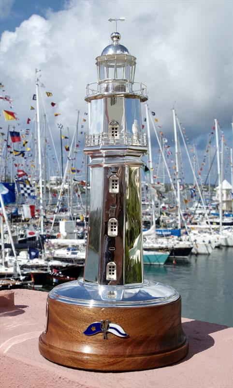 The St. David's Lighthouse Trophy is the top prize for amateur sailors in the biennial Newport Bermuda Race photo copyright Barry Pickthall / PPL taken at Royal Bermuda Yacht Club