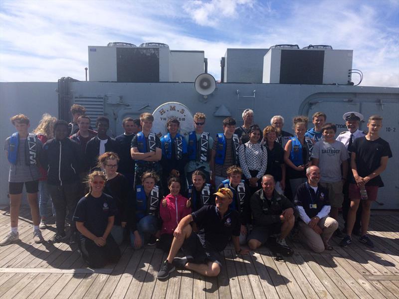 HMS Bristol Regatta Trophy competing teams and volunteers photo copyright Liz Rushall taken at 
