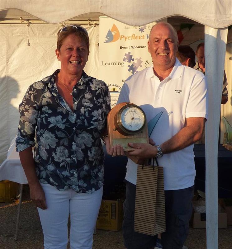 Pyefleet Week 2016 prize giving photo copyright Fiona Brown taken at Brightlingsea Sailing Club