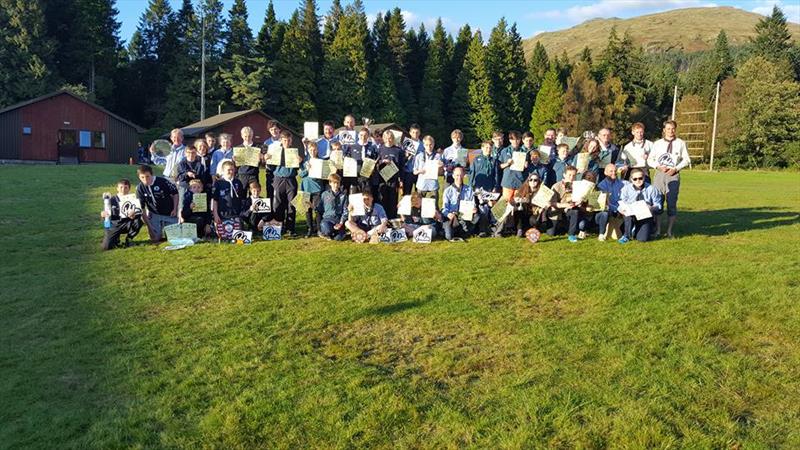 Scottish National Scout Regatta winners - photo © Neil McLaren