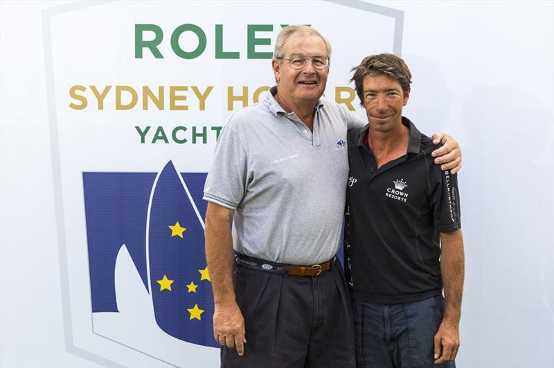 David and Brad Kellett on eve of Brad's 25 Hobarts - photo © Andrea Francolini