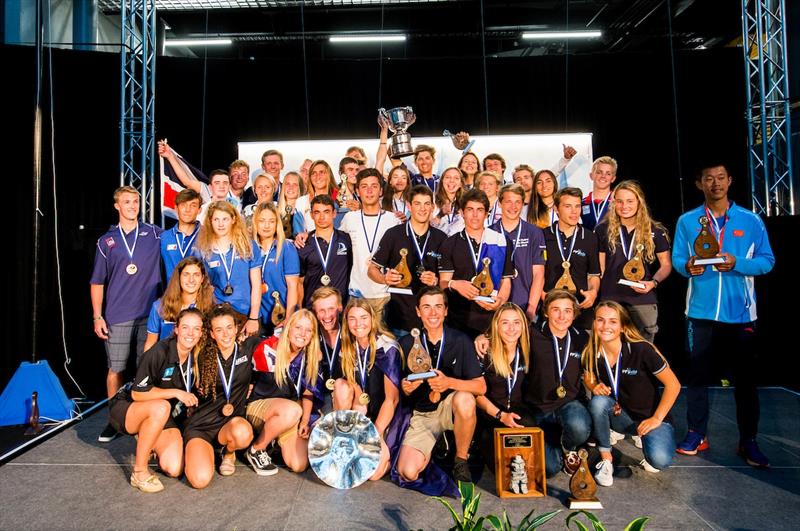 Aon Youth Worlds winners photo copyright Pedro Martinez / Sailing Energy / World Sailing taken at Torbay Sailing Club