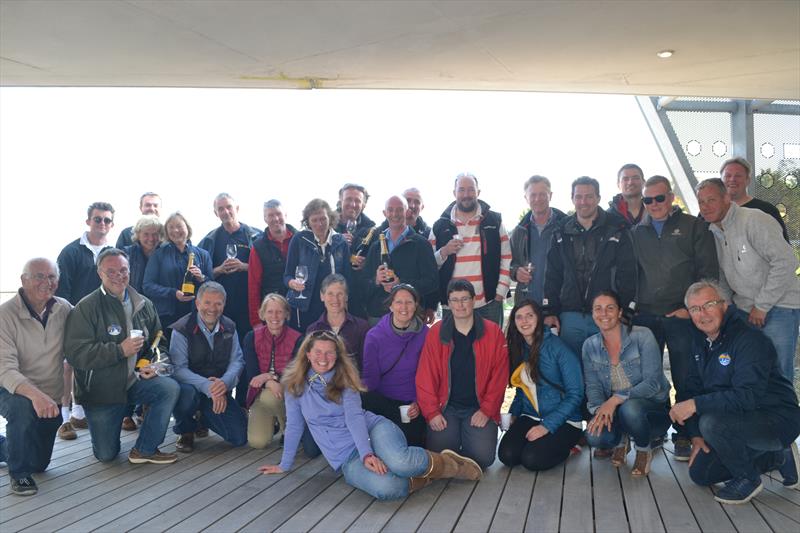 Crews and prize winners in Roscoff during last year's COGS channel race photo copyright Andrew Laming taken at 