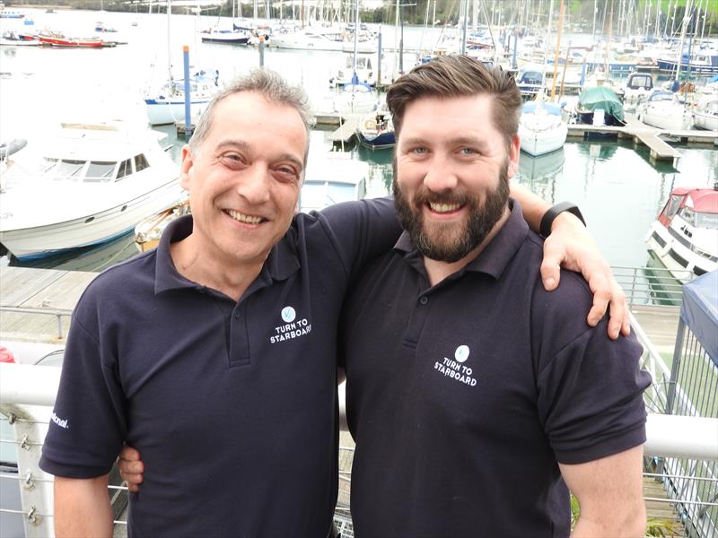 Turn to Starboard CEO Shaun Pascoe and sailing instructor Dan Fielding both passed the RYA Yachtmaster Instructor assessment photo copyright Mark Hardaker taken at 