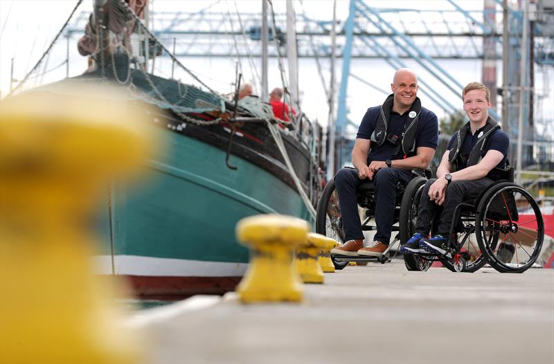 Mark Pollock launches Watersports Inclusion Games for Children & Teenagers in Dun Laoghaire photo copyright INPHO / Morgan Treacy taken at Irish Sailing Association