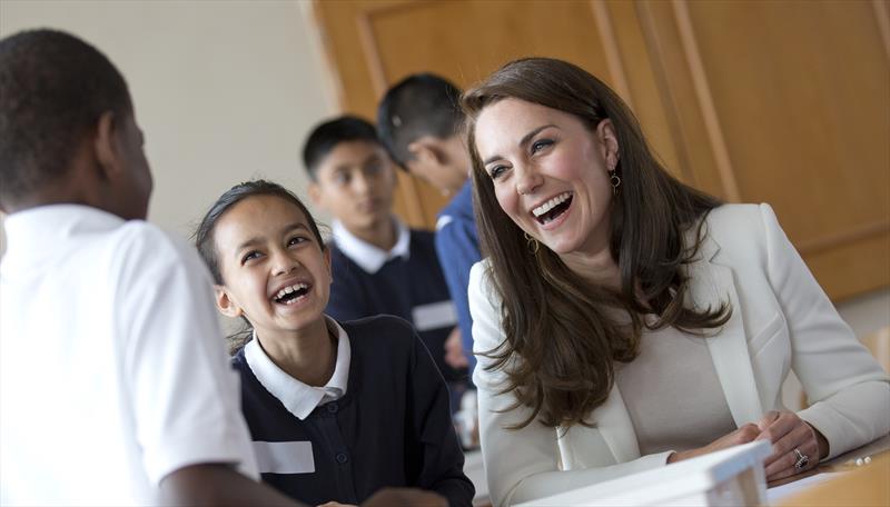 HRH Duchess of Cambridge at the Land Rover BAR Roadshow, Docklands Water Sports and Sailing Centre, East London photo copyright onEdition taken at Docklands Sailing & Watersports Centre