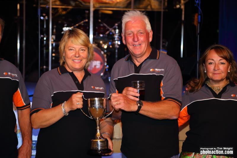 Marie-Claude & Paul Heys at the Landsail Tyres J-Cup in Partnership with B&G prize giving - photo © Tim Wright / www.photoaction.com