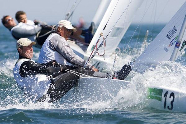 Iain Murray & Andrew Palfrey racing in the Star class in 2008 - photo © Fred Elliott