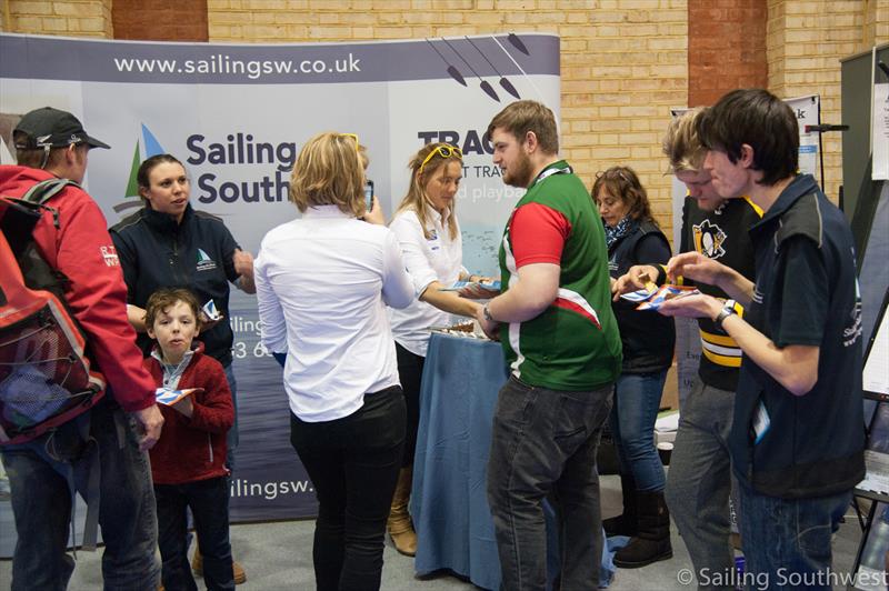 First birthday celebrations for Sailing Southwest at the RYA Dinghy Show 2018 photo copyright Sailing Southwest taken at RYA Dinghy Show