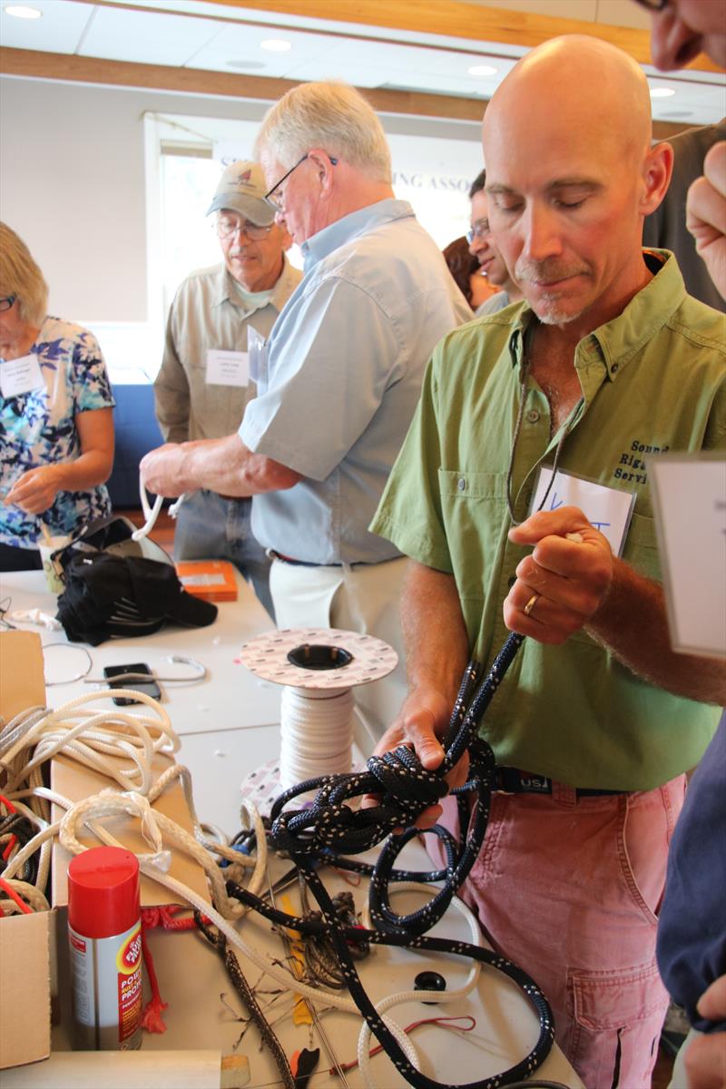 Sound rigging splicing seminar photo copyright Robert Osborn taken at 