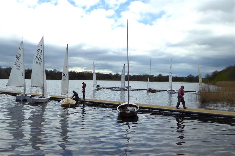 Brand new jetties in use at Budworth Sailing Club  - photo © Mark Cleary