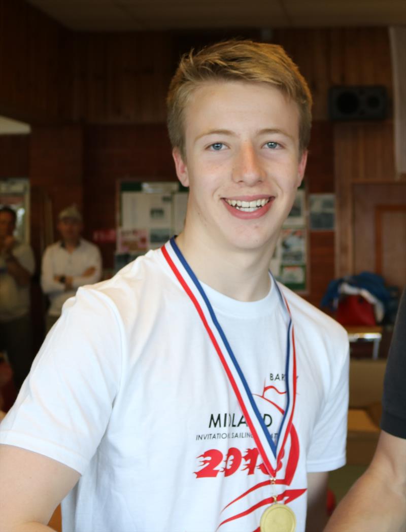 George Sunderland finishes 3rd in the Bartley Junior Regatta photo copyright Kerry Webb taken at Bartley Sailing Club