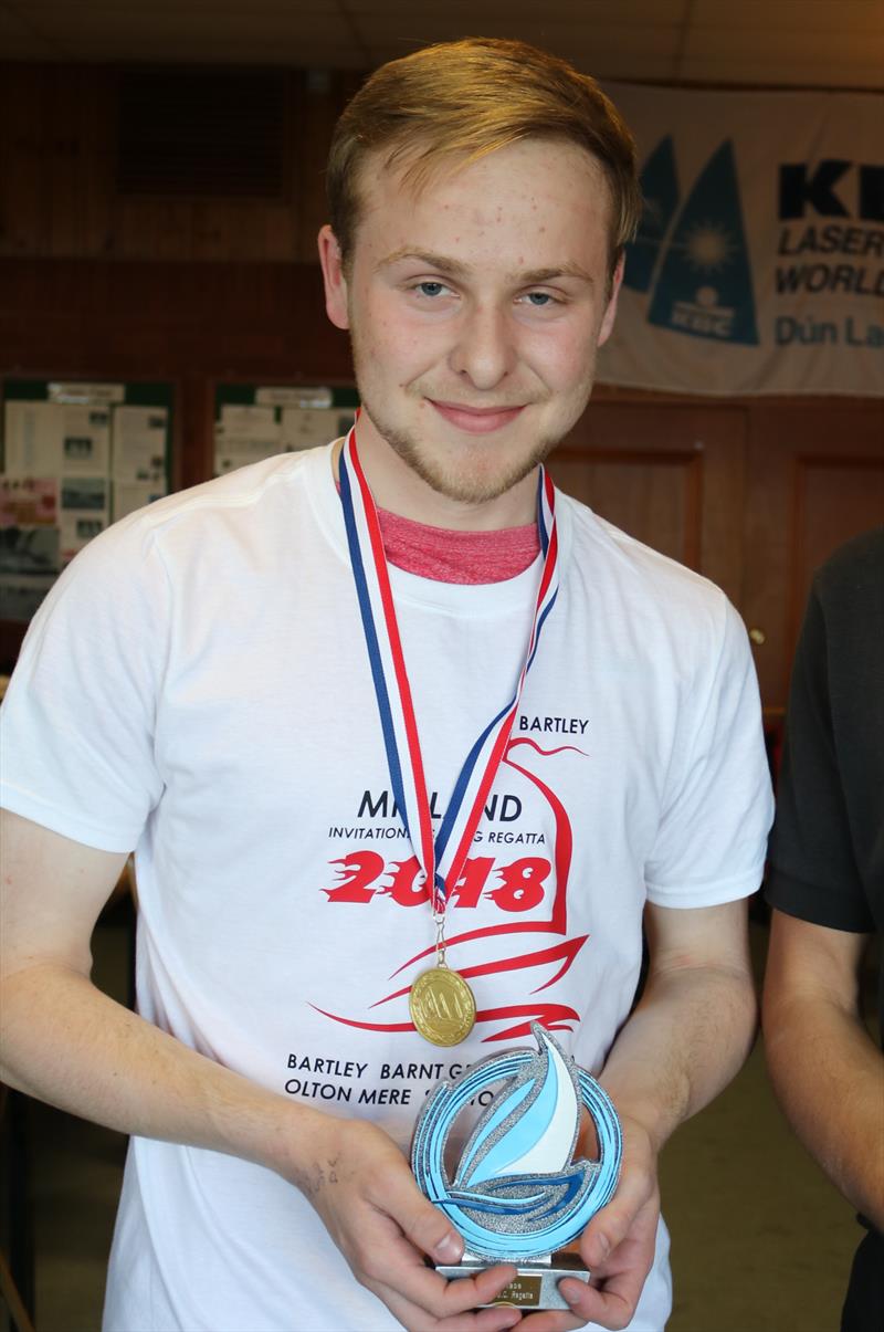 Tom Williams wins the Bartley Junior Regatta photo copyright Kerry Webb taken at Bartley Sailing Club