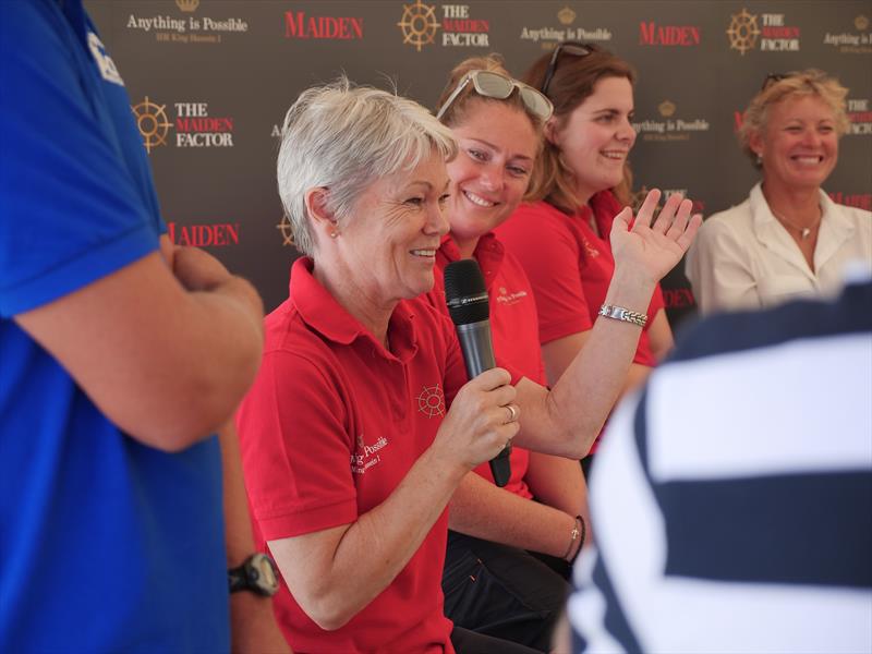 Tracy Edwards launches The Maiden Factor at Lendy Cowes Week photo copyright Kaia Bint Savage taken at Cowes Combined Clubs