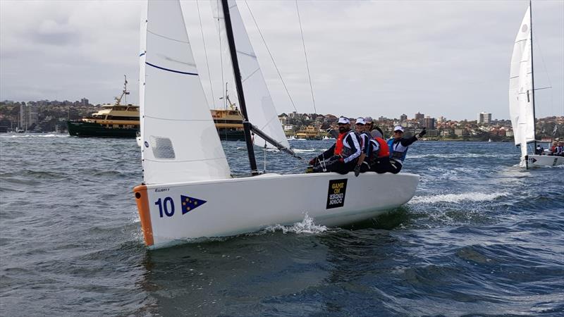 Poppy Pawsey, John Shepard, Sadie Melling and Andrew 'Pav' Taylor during the Invictus Games 2018 photo copyright RYA taken at 