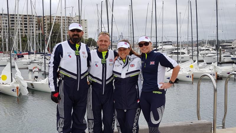 Andrew Taylor, John Shepard, Poppy Pawsey & Sadie Melling during the Invictus Games 2018 - photo © RYA