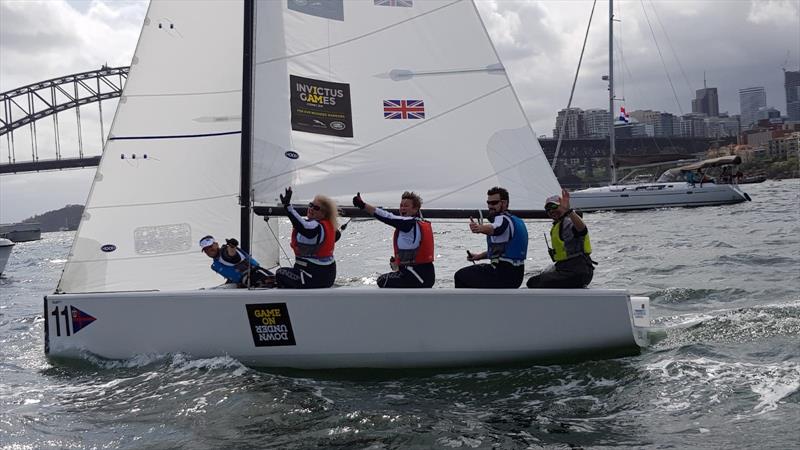 Daniel Majid's team during the Invictus Games 2018 photo copyright RYA taken at 