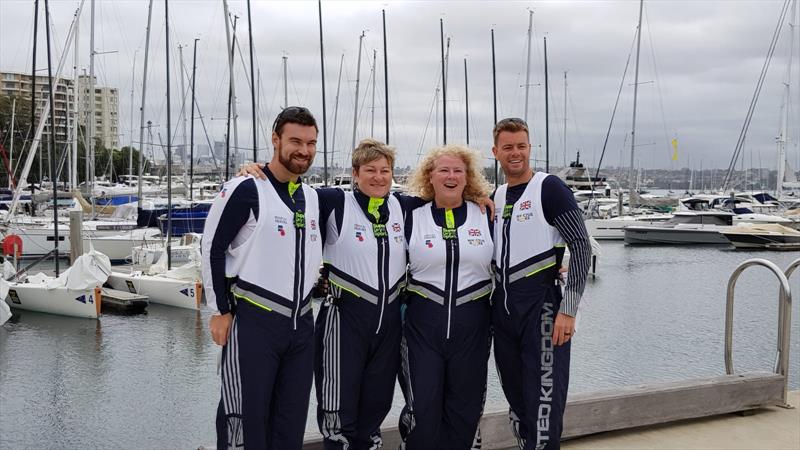 Daniel Majid, Lavinia Goddard, Debbie Godfrey & Dave Watts during the Invictus Games 2018 photo copyright RYA taken at 