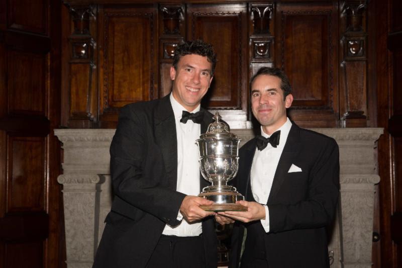 Major Will Naylor & Major Phil Caswell also won the Keith Ludlow Trophy for Navigation of the IRC Overall Yacht photo copyright Mags Hudgell / RORC taken at Royal Ocean Racing Club