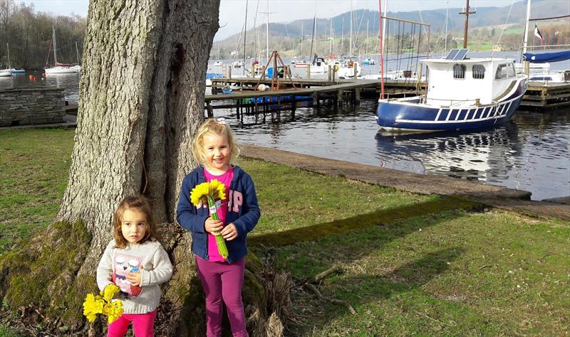 Marcia and Florence during the Ullwater Yacht Club Daffodil Regatta 2018 photo copyright Sue Giles taken at Ullswater Yacht Club