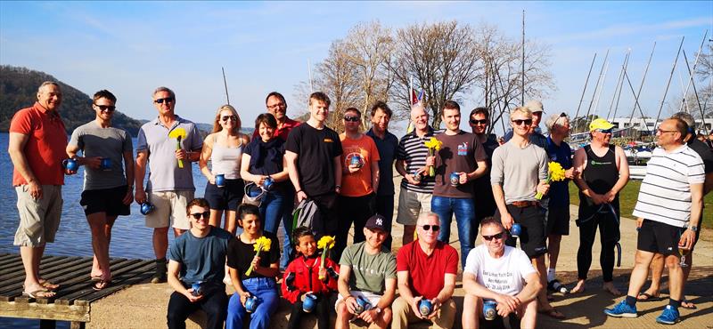 Ullswater Daffodil Regatta prize winners photo copyright Sue Giles taken at Ullswater Yacht Club